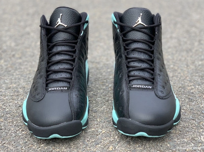 Rep Retro Black 13 Green Island Jordan 414571-030 Air 0605